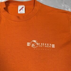 Authors Of Key West Guesthouse Jerzees T Shirt Orange Size XL Made in USA VTG*